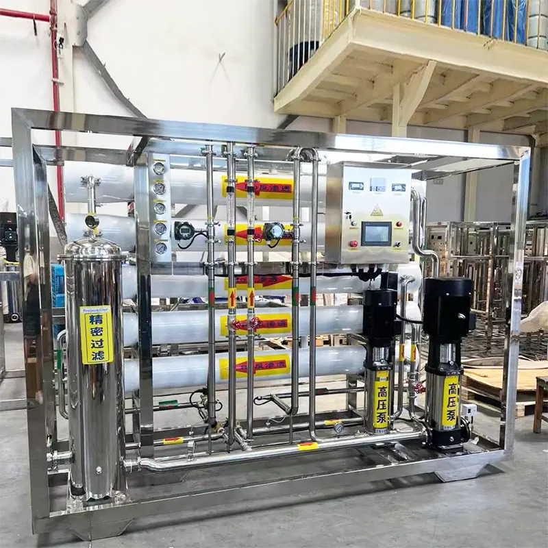 Level 2 Pure Water Reverse Osmosis Equipment Para sa Industriya ng Pagkain